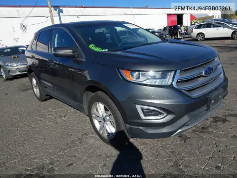 2015 Ford Edge Sel VIN 2FMTK4J94FBB07261 фото 2