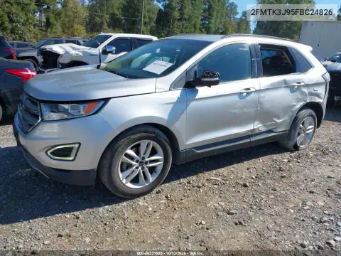 2FMTK3J95FBC24826 — 2015 Ford EDGE, zdjęcie 3 z IAAI, Lewy bok