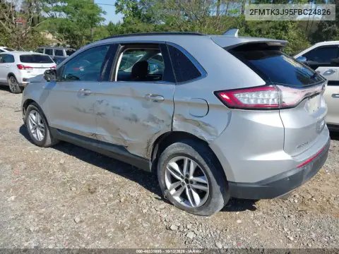 2FMTK3J95FBC24826 — 2015 Ford EDGE, zdjęcie 4 z IAAI, Lewy bok