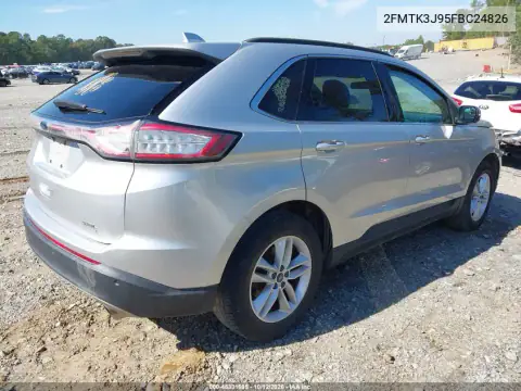 2FMTK3J95FBC24826 — 2015 Ford EDGE, zdjęcie 5 z IAAI, Lewy bok