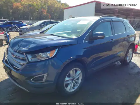 2FMPK4J80GBC39332 — 2016 Ford EDGE, фото 3 с аукциона IAAI, Передняя часть