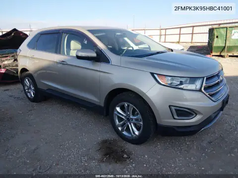 2017 Ford Edge Titanium VIN 2FMPK3K95HBC41001 фото 2