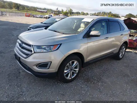 2017 Ford Edge Titanium VIN 2FMPK3K95HBC41001 фото 3