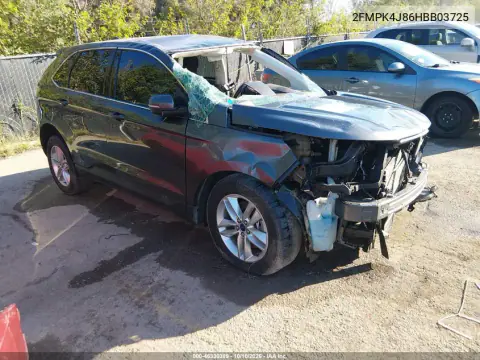 2017 Ford Edge Sel VIN 2FMPK4J86HBB03725 фото 2