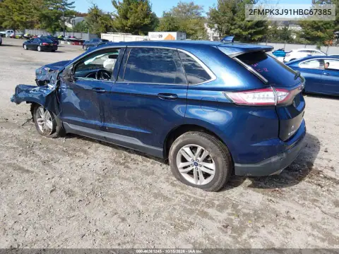 2FMPK3J91HBC67385 — 2017 Ford EDGE, foto 3 de IAAI, Parte delantera