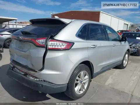 2FMPK4J87HBC17152 — 2017 Ford EDGE, photo 5 from IAAI, Rear end