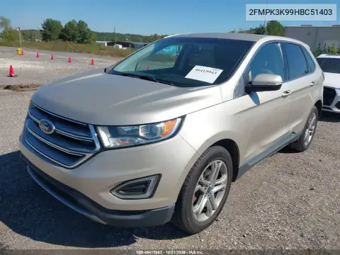 2FMPK3K99HBC51403 — 2017 Ford EDGE, фото 3 с аукциона IAAI 28.10.2026, ЕСТЕСТВЕННЫЙ ИЗНОС