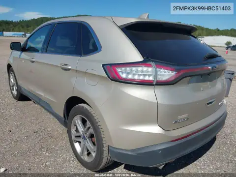 2FMPK3K99HBC51403 — 2017 Ford EDGE, фото 4 с аукциона IAAI 28.10.2026, ЕСТЕСТВЕННЫЙ ИЗНОС