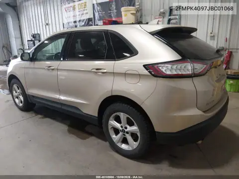 2018 Ford Edge Se VIN 2FMPK4G97JBC01068 фото 3