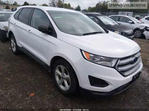 2FMPK3G9XJBC43356 — 2018 Ford EDGE, Parte trasera, fotos antes de reparar