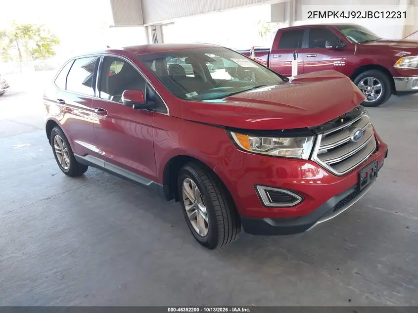 2FMPK4J92JBC12231 — 2018 Ford EDGE, photo 2 from IAAI, Left front