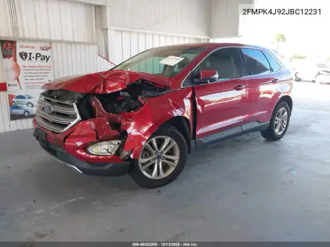 2FMPK4J92JBC12231 — 2018 Ford EDGE, photo 3 from IAAI, Left front