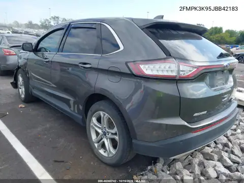 2FMPK3K95JBB42183 — 2018 Ford EDGE, zdjęcie 3 z IAAI, Przód