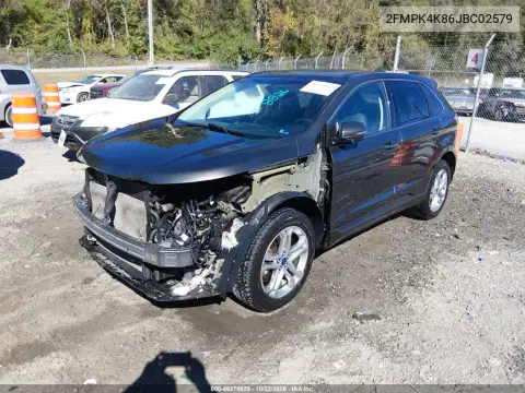 2FMPK4K86JBC02579 — 2018 Ford EDGE, zdjęcie 3 z IAAI, Przód