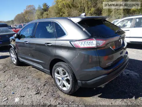2FMPK4K86JBC02579 — 2018 Ford EDGE, zdjęcie 4 z IAAI, Przód