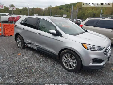 2FMPK4K90KBB57407 — 2019 Ford EDGE, Prawy bok, zdjęć przed naprawą