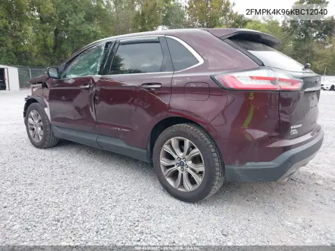 2FMPK4K96KBC12040 — 2019 Ford EDGE, zdjęcie 4 z IAAI, Przód