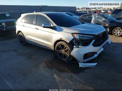 2FMPK4AP8KBB69885 — 2019 Ford EDGE, Опрокидывание, фото до ремонта