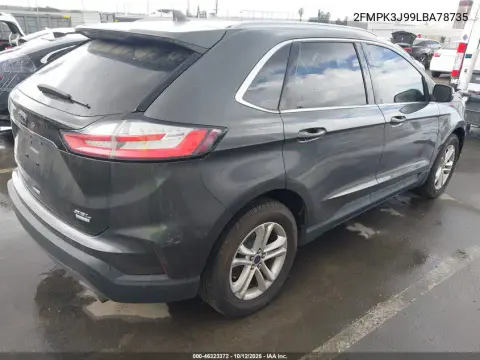 2020 Ford Edge Sel VIN 2FMPK3J99LBA78735 фото 5