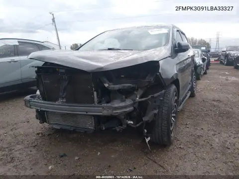 2FMPK3G91LBA33327 — 2020 Ford EDGE, foto 2 de IAAI, Parte delantera