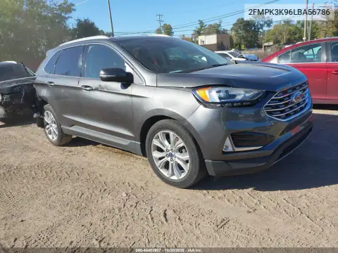 2FMPK3K96LBA56786 Ford EDGE 2020 — Front and rear damage, before-repair photo
