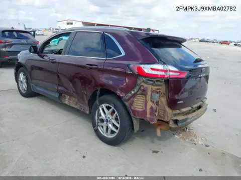 2FMPK3J9XMBA02782 — 2021 Ford EDGE, фото 3 з IAAI, Задня частина