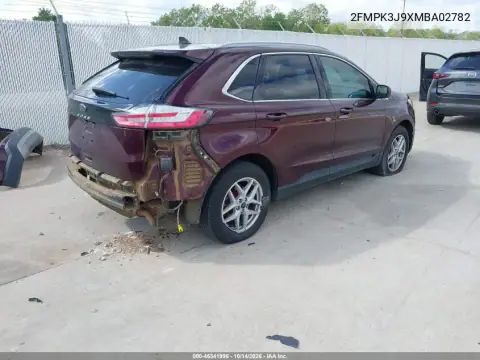 2FMPK3J9XMBA02782 — 2021 Ford EDGE, фото 4 з IAAI, Задня частина