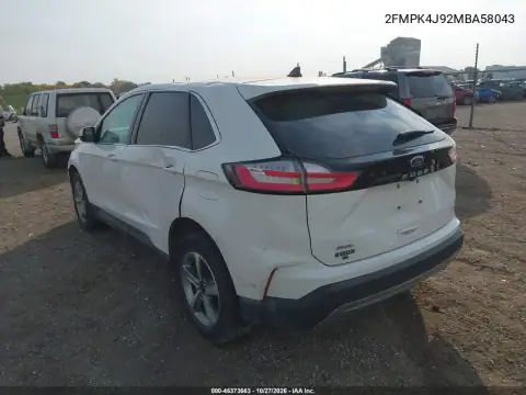 2FMPK4J92MBA58043 — 2021 Ford EDGE, foto 3 de IAAI, Vuelco
