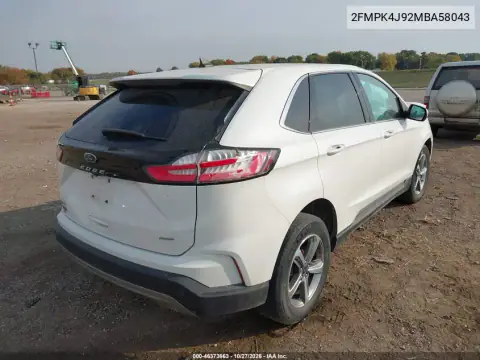 2FMPK4J92MBA58043 — 2021 Ford EDGE, foto 4 de IAAI, Vuelco