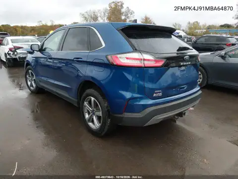 2FMPK4J91MBA64870 — 2021 Ford EDGE, photo 3 from IAAI, Right front
