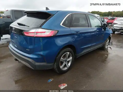2FMPK4J91MBA64870 — 2021 Ford EDGE, photo 4 from IAAI, Right front