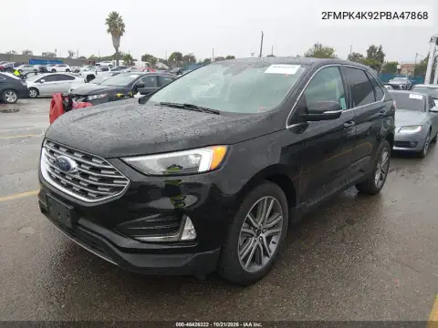 2FMPK4K92PBA47868 — 2023 Ford EDGE, foto 3 de IAAI, Parte trasera