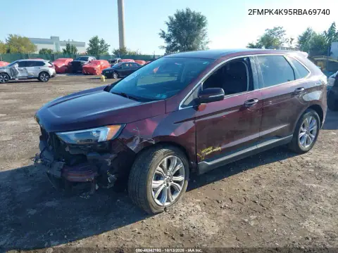 2FMPK4K95RBA69740 — 2024 Ford EDGE, zdjęcie 3 z IAAI, Przód