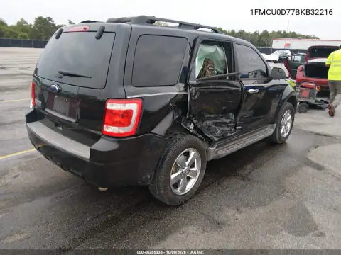 2011 Ford Escape Xlt VIN 1FMCU0D77BKB32216 фото 5