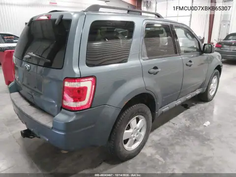 1FMCU0D7XBKB65307 — 2011 Ford Escape, фото 4 с аукциона IAAI, Естественный износ