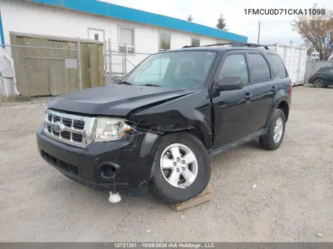 1FMCU0D71CKA11098 — 2012 Ford Escape, фото 2 с аукциона IAAI 19.10.2026, Передняя часть