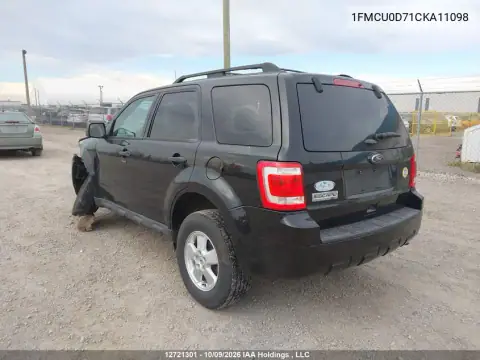 1FMCU0D71CKA11098 — 2012 Ford Escape, фото 3 с аукциона IAAI 19.10.2026, Передняя часть