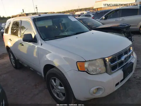2012 Ford Escape Xlt VIN 1FMCU0D73CKC17264 фото 1