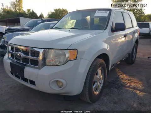 2012 Ford Escape Xlt VIN 1FMCU0D73CKC17264 фото 2