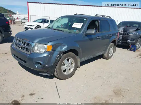 2012 Ford Escape Xlt VIN 1FMCU9DG9CKC62441 фото 3