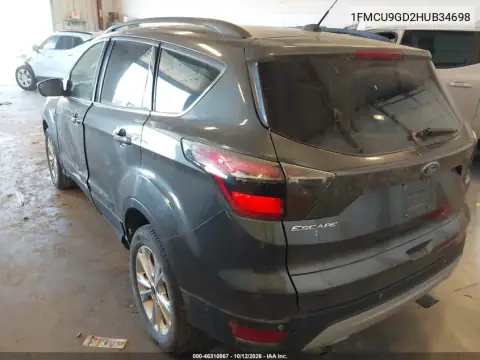 1FMCU9GD2HUB34698 — 2017 Ford Escape, photo 4 from IAAI 20.10.2026, Normal wear