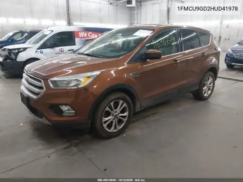 1FMCU9GD2HUD41978 — 2017 Ford Escape, фото 3 с аукциона IAAI 20.10.2026, Естественный износ