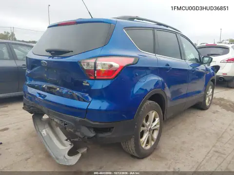 1FMCU0GD3HUD36851 — 2017 Ford Escape, zdjęcie 5 z IAAI, Przód i tył