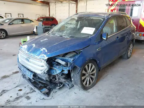 1FMCU0JD2HUE45634 — 2017 Ford Escape, photo 2 from IAAI, Front end