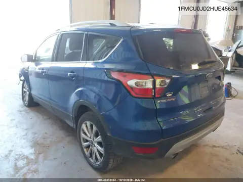 1FMCU0JD2HUE45634 — 2017 Ford Escape, photo 3 from IAAI, Front end