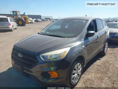1FMCU0F71HUD77247 — 2017 Ford Escape, photo 3 from IAAI, Normal wear