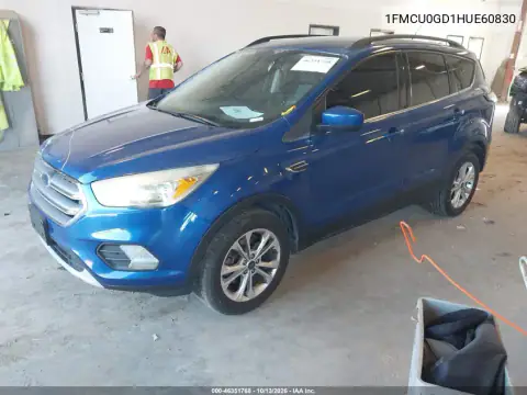1FMCU0GD1HUE60830 — 2017 Ford Escape, photo 3 from IAAI, Front end