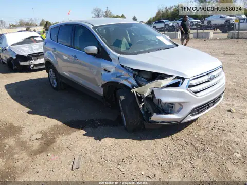 1FMCU9GD0HUE68034 — 2017 Ford Escape, фото 2 с аукциона IAAI, Передняя часть справа