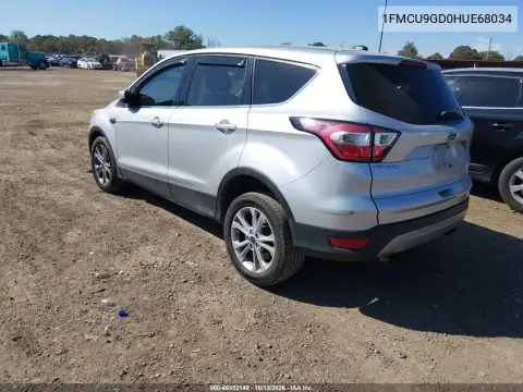 1FMCU9GD0HUE68034 — 2017 Ford Escape, фото 4 с аукциона IAAI, Передняя часть справа