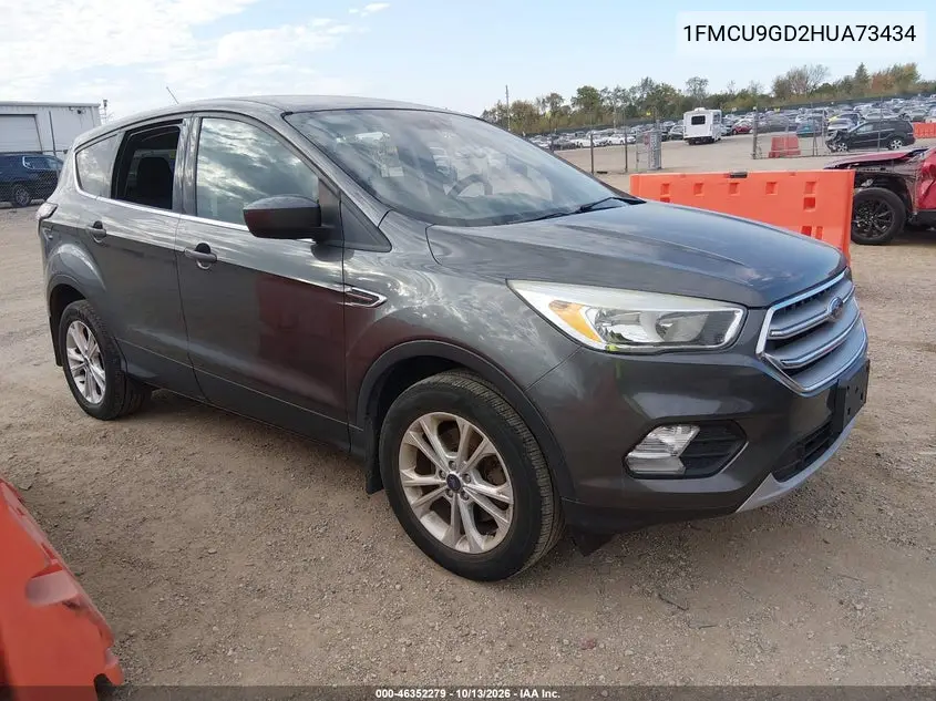 1FMCU9GD2HUA73434 — 2017 Ford Escape, photo 2 from IAAI, Normal wear